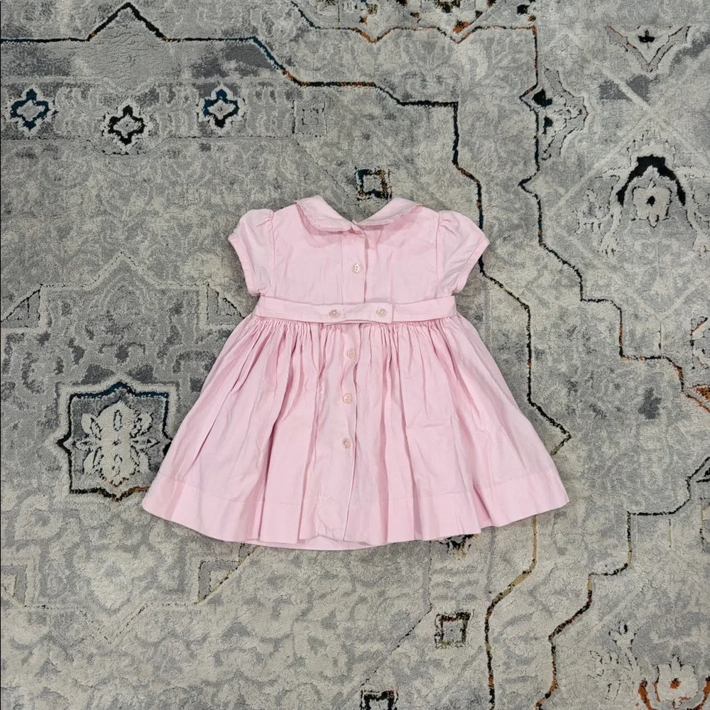 First Impressions smocked corduroy dress, 12 mo - Picture 2 of 3